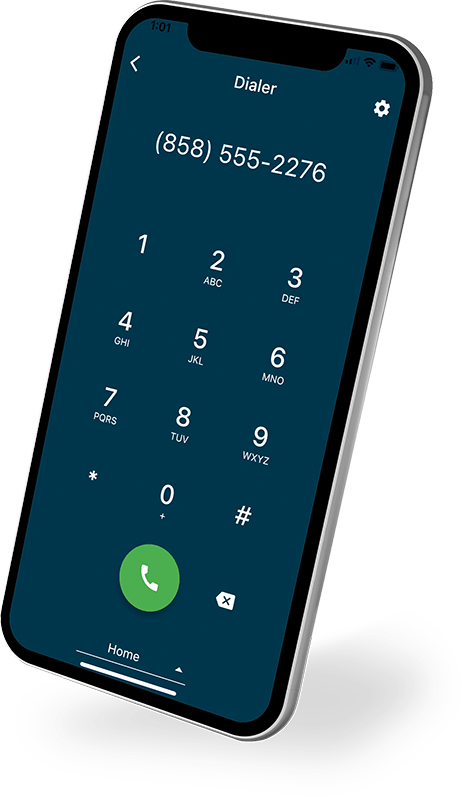 NumberGarage mobile phone app